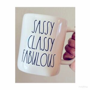 NEW Rae Dunn Sassy Classy Fabulous Mug